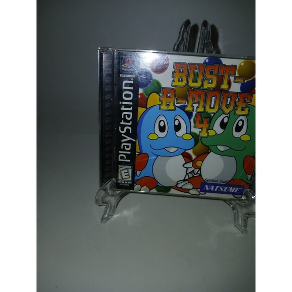 Bust-A-Move 4 Sony Playstation 1 PS1 1998 Natsume Tommo Complete Tested Vintage - Picture 15 of 16